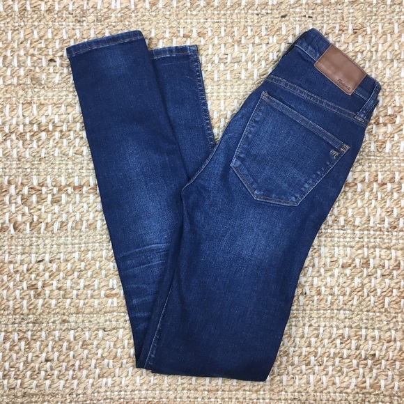 Madewell 9” High Riser Skinny Skinny Jeans 24 tall - Picture 8 of 8